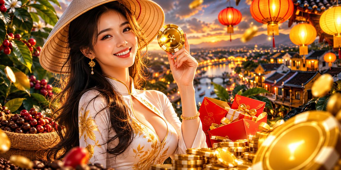 Người dùng Việt Nam xem xét điều khoản sử dụng dịch vụ trực tuyến tại quán cà phê Hội An